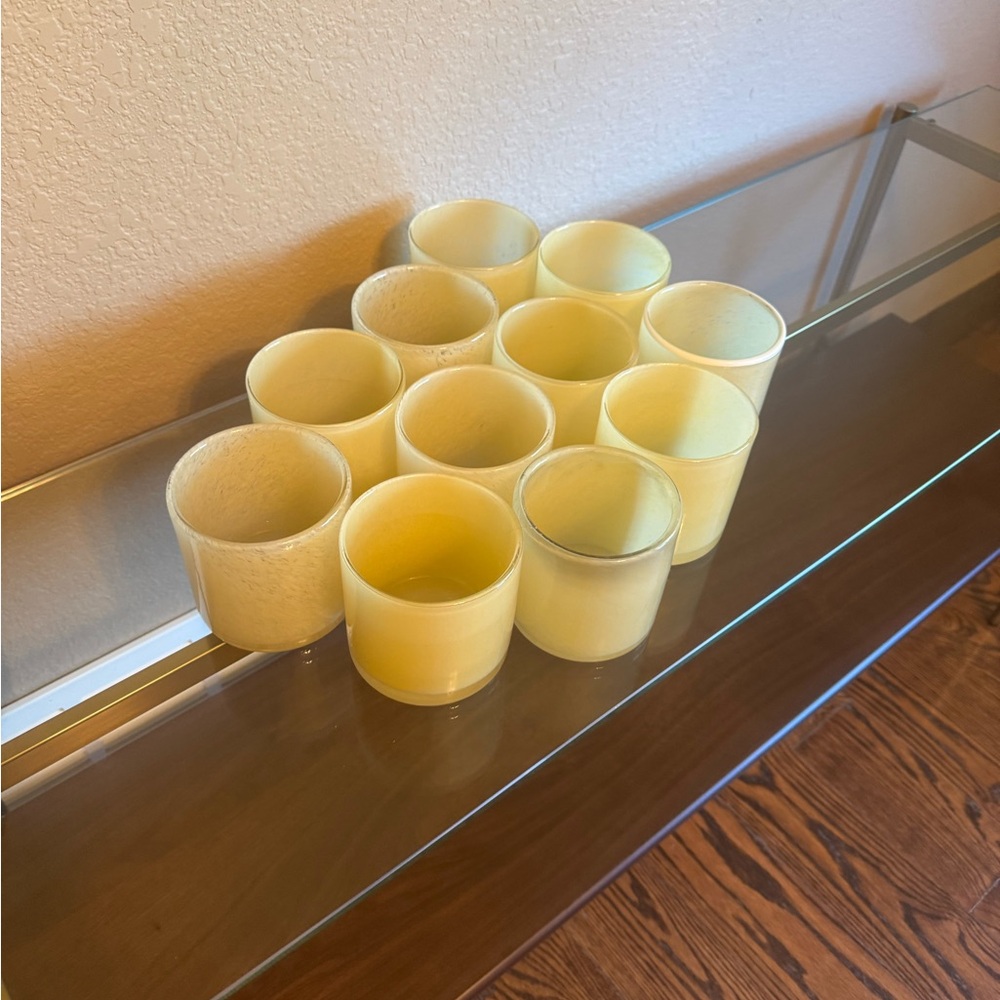 Set of LAFCO Handblown Glass Candle Holder